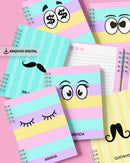 Coleção Arquivos Agendas Carinhas Capa Miolos 0512