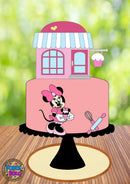 Arquivo De Corte Topo De Bolo Minnie Confeiteira