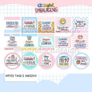 Kit Digital Elementos Frases E Ilustrações Para Embalagens