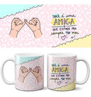 Pack 25 Artes Frases Amizades Amigos Sublimação Canecas