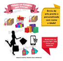 Arquivo D Corte Topo D Bolo Personalizado Viciada Em Compras