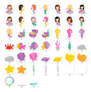 Kit Digital Sereia Cute - Baby
