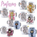 Pack Artes Vetores Caneca Profissões Cute + Bônus Em Dobro
