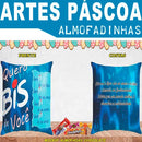Pacote Artes Almofadinhas Páscoa Almofadas Chocolates Mockup