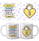 Estampas Frases Coloridas Canecas Namorados Mockups Pandoca