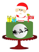 Arquivo De Corte Topo De Bolo Natal 52 Studio