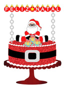 Arquivo De Corte Topo De Bolo Natal 24 Studio