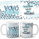 Estampas Canecas Sublimação Dia Dos Avós Mockups Avô Avó