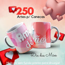 250 Artes P/ Canecas  Dia Das Mães + Mockups Pronto Divulgar