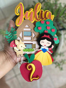 Arquivo De Corte Topo De Bolo Branca De Neve 01