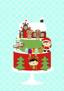 Arquivo De Corte Topo De Bolo Natal 38 Studio