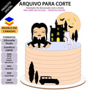 Arquivo de Corte Scanncut Topo Bolo Wandinha Baby - Studio, PDF, SVG, FCM, DXF