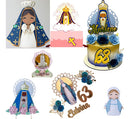 Arquivo  Corte Topo De Bolo - Nossa Senhora 15 Temas Combo2