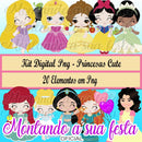Kit Digital Png - Princesas Cute