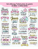 Arquivo Lettering Frases Motivacionais Fé Incentivo Atualizado