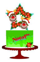 Arquivo De Corte Topo De Bolo Natal 90 Studio