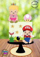 Arquivo De Corte Topo De Bolo Mario E Pach Baby