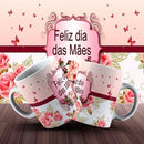 Estampas Mães Canecas Editáveis Mockups