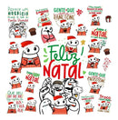 Kit Arquivos  Sublimação Flork Natal Frases E Artes Caneca
