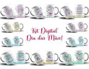 Kit Digital Ilustra.cin  Dia Das Mães Sem Fundo Lt6  Png