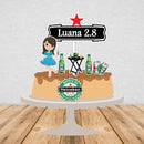 Topo De Bolo Heineken Feminino - Arquivo Digital