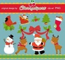 Natal Kit Digital Scrap Personalizado Digital Arquivo 92