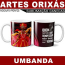 Pacote Artes Estampas Sublimação Canecas Umbanda Orixás
