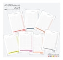 Arquivo Miolo Agenda Coloridas Capas A5 2024 Em Pdf