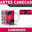 Artes Estampas Canecas Caminhão Truck Alta Definição