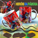 12 Artes Para Caneca Heróis Da Páscoa Em Corel
