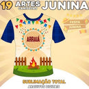 Pack Artes Festa Junina Camisetas Sublimação Total Estampas