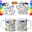 Pacote Artes Canecas Desenhos Colorir Mockups Sublimação