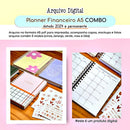 Arquivo Corte Digital Planner Financeiro-datado E Permanente