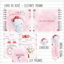 Arquivo Caderneta De Vacinação E Livro Bb Elefante Menina