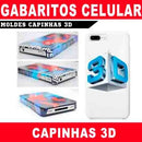 Moldes 3d Capas Sublimação Case Capinhas Celular Gabaritos