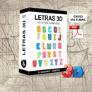 Arquivo De Corte Letras 3d - Pdf