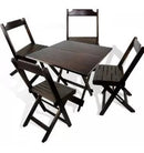 Projeto Mesa E Cadeira Dobrável De Bar Português
