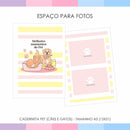 Arquivo Digital Caderneta Pet A5, Cães E Gatos
