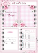 Caderneta De Saúde Neutro Rosa Menina - Arquivo Digital