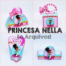 Arquivo Digital Silhouette Princesa Nella