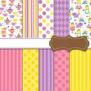 5 Kits Papel Alice No Pais Das Maravilhas Digital + Brinde
