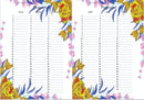 Arquivo Digital Miolo De Agenda Floral 2023 07