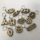 Pacote Vetores Chaveiros Marca De Carros - Cnc Laser Router