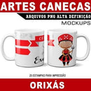 Artes Prontas Canecas Orixás Png Alta Definição Sublimação