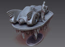 Dc Batmobile Diorama - Hex3d Stl Obj Para Impresión 3d