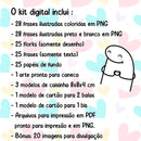 Pacote Artes Flork Namorados Apaixoinados Estampas Pack2