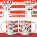 Estampas Canecas Florks Namorados Sublimação Mockups