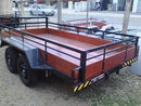 Projeto Carretinha Carga/plataforma Transp Tampas Flatdeck