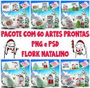 Kit Digital De Artes Para Canecas Flork Natal +450 Arquivos