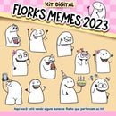 Kit Digital Flork Memes 2023 Ilustracin Em Png